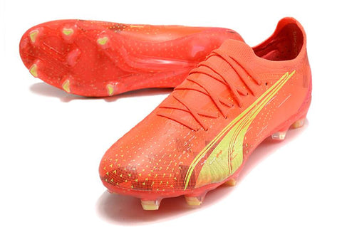 Puma Ultra Ultimate Field Boot - Orange and Green
