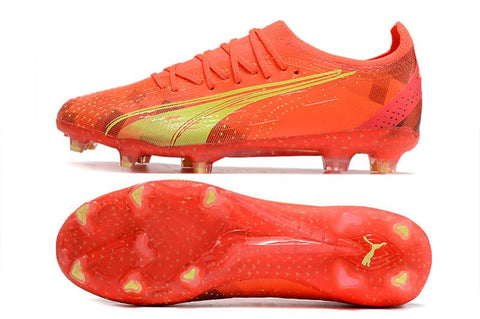 Puma Ultra Ultimate Field Boot - Orange and Green